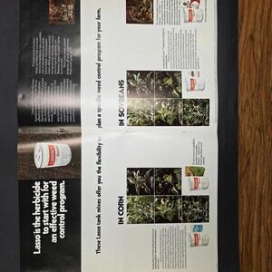 Lasso Herbicide 1970s Magazine Ad